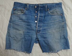 米国製 Levi's 501 W35 切りっぱなしショートパンツ リーバイス　アメリカ製　MADE IN USA