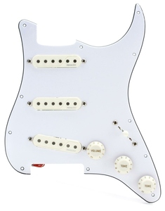 新品 即納 PRF-STR-WPG Fishman Fluence Stratocaster Loaded Pickguard - White フィッシュマン フルエンス