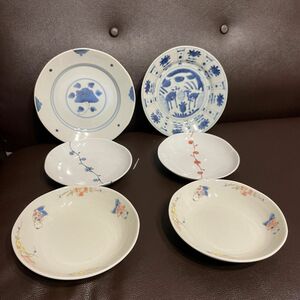 有田焼 取り皿 6枚セット 福珠窯 手描き 高級品 7寸皿