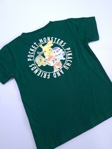 新品 未使用 ポケットモンスター ピカチュウ　サルノリ　 120 半袖　Tシャツ 部屋着 ルームウェア 即決 送料無料 パジャマ　Aら