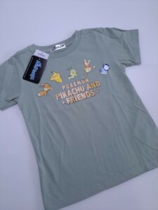 新品 未使用 ポケットモンスター ピカチュウ　サルノリ　イーブイ 120 半袖　Tシャツ 部屋着 ルームウェア 即決 送料無料 パジャマ　Dら