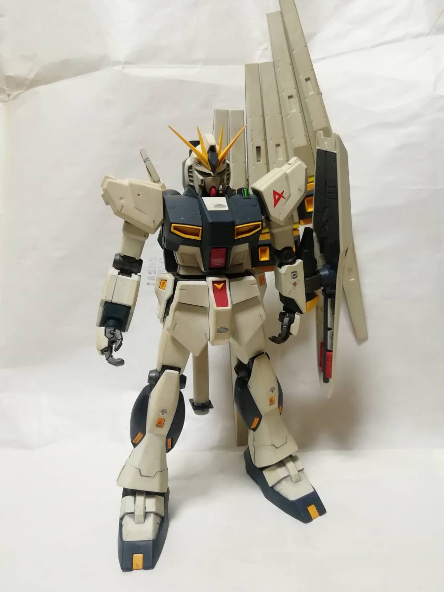 ☆منتج نهائي مطلي مسبقًا☆ 1/100 MG RX-93 New Gundam (ν Gundam) Gunpla, شخصية, جاندام, منتج منتهي