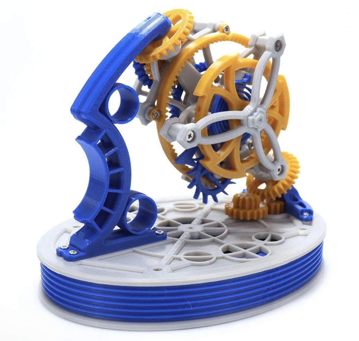 ★Modelo★ Mecanismo de estructura Tourbillon Kit de reloj mecánico 3D Material didáctico de movimiento para observación, accesorios, reloj, hecho a mano, otros