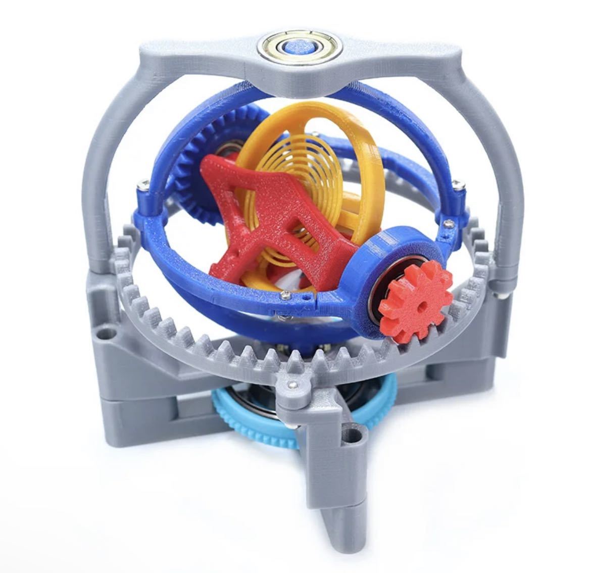 ★Modell★ Tourbillon-Strukturmechanismus 3D-Mechanikuhr-Kit Uhrwerk 3-Achsen-Lehrmaterial für die Beobachtung, Zubehör, Uhr, handgefertigt, Andere