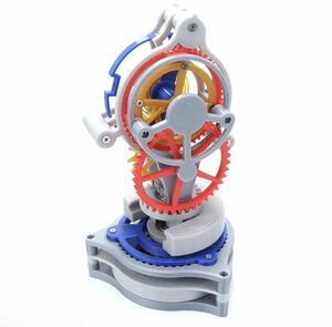 Art hand Auction ★Modelo★ Mecanismo de estructura Tourbillon Kit de reloj mecánico 3D Material didáctico de movimiento para observación ②, accesorios, reloj, hecho a mano, otros