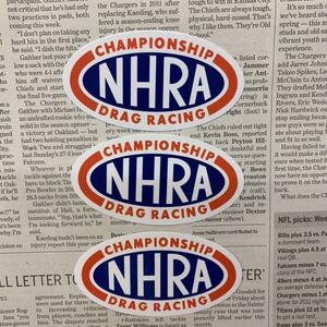 CHAMPIONSHIP DRAG RACING 　NHRA　ステッカー 3枚セット　デカール　シール　ビニール　アメリカン雑貨　アメ雑　USA　ロゴマーク