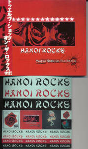 ハノイ・ロックス/HANOI ROCKS/TWELVE SHOTS ON THE ROCKS/12ショッツ・オン・ザ・ロックス★日本盤スリーブケース/ステッカー付