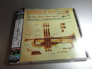 THE HARRY SWEETS EDISON QUINTET　ハリー・スィーツ・エディソン・クインテット　 PATENTED BAY EDISON　 帯付き国内盤　高音質　SMH　CD