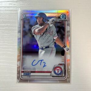 2020 Bowman Chrome Curtis Terry auto refractor 499枚限定