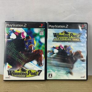 k PS2 ゲームソフト　ウイニングポスト　競馬シミュレーションゲーム　メモリーカード付き　中古