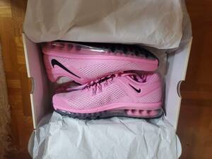 値下げ　サイズ：27.5　STUSSY x NIKE AIR MAX 2013 PSYCHIC PINK 未使用