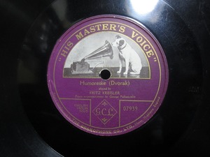 **SP record record one side record Humoreske (Dvorak)flitsu* Chrysler secondhand goods **[5649]