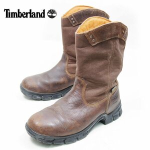 28.5cm表記　Timberland PRO　ティンバーランド　レザーブーツ　革靴　レザーシューズ　Waterproof　ブーツ　防水　ブラウン　/U8043