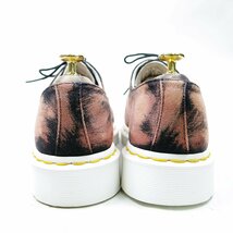 美品　UK7　Dr.Martens　ドクターマーチン　3ホール　キャンバスシューズ　ブーツ　ワークシューズ　レースアップ　タイダイ/U8021_画像6