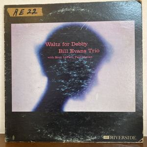 [LP] ★ Оригинал ★ Билл Эванс Трио / Билл Эванс Трио / Waltz для Debby / US Board / Riverside / RLP 399 Blue DG