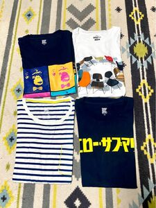 Design Tshirts Store graniph グラニフ UNIQLO イームズ Tシャツ 半袖 まとめ M 4枚セット