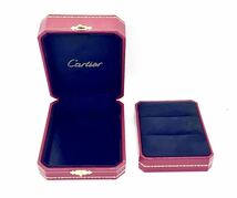 A1 ◆カルティエ　指輪Wケース　美品！ 空箱　BOX 空き箱 箱 リングケース 指輪ケース ■Cartier アクセサリー ケース ★格安 同梱大歓迎！_画像4