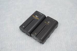 E3033 & L[2 piece set ] SONY original NP-500 battery Sony 