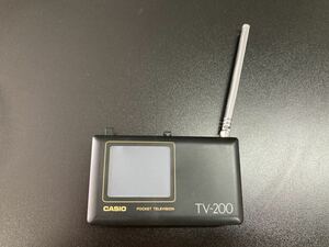 【日本全国 送料込】ジャンク扱い CASIO POCKET TELEVISION TV-200 87年製 OS1756