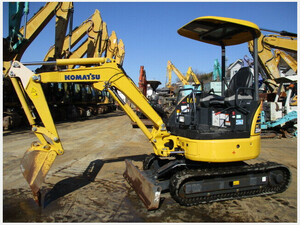 Mini油圧ショベル(Mini Excavator) Komatsu PC20MR-5 202008 379h good conditionです/ローアワー ブレードincluded