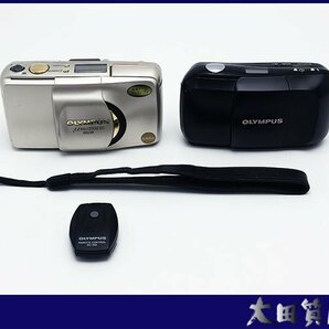 8)質屋出品☆OLYMPUS コンパクトフイルムカメラ/2点 μ 【mju;】 ZOOM 105 DELUXE μ/動作品 【mju;/ジャンク品 1円～売り切りの画像2