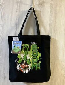 マイクラ　マインクラフト　トートバッグ　新品　黒