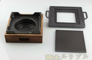  four angle heat-resisting plate alcohol stove roasting bird yakiniku roasting manner taste oven heat-resisting plate rectangle tableware home use multifunction stove 