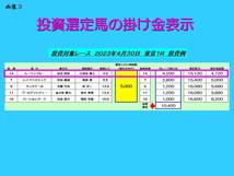 ☆競馬が10倍おもしろくなる FANALオッズハッキング 的中率７０％を叩き出す！付録ソフト付！投資 オリジナルソフト 副業 サポート 初心者_画像3