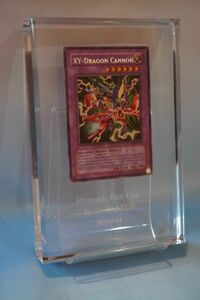 非売品 プロモ クリスタルトロフィー 英語版 XY ドラゴン・キャノン Winner Yugioh Trophy Pharaoh Tour Cup Prize 遊戯王