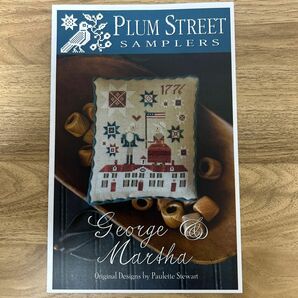 お値下げしました！　クロスステッチ図案　Plum Street Samplers ／George Marsha アメリカ独立記念日