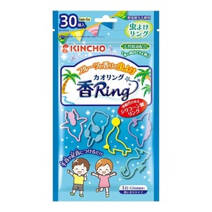 KINCHO 虫よけ　カオリング　ブルー　30個入り　5袋セット 送料無料