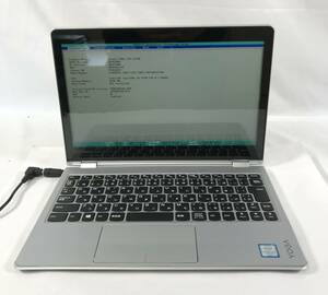 K5050908 Lenovo 80V6 1点 /m3-7Y30/4GB/HDD なし/AC欠品/【通電OK】