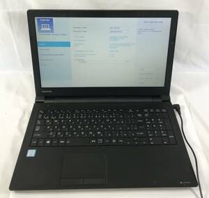 K5050913 TOSHIBA dynabook B65/F 1点 /i3-6006U/4GB/HDD 500GB/AC欠品/【通電OK】