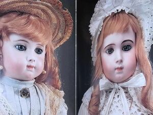  doll llustrated book ##19 century France ju mauve ryugo- Cesta ina-shumitoA.chuieyure bisque doll French Antique Bisque Doll