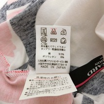 #spc レオナール LEONARD Tシャツ カットソー M 白 黒 赤 半袖 レディース [810791]_画像4