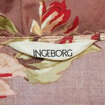 #snc インゲボルグ INGEBORG ワンピース S ピンク ノースリーブ ベルト付き ロング 花柄 レディース [814207]_画像5