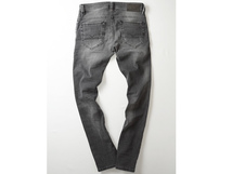 ■新品4万【DIESEL】THAVAR 0673P 極上の陰影と穿き心地、贅沢なクラッシュリップ加工スリムストレッチスキニーデニム W28×30 /C357_画像4