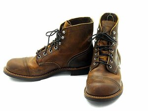 ●新品同様!! RED WING/レッドウィング IRON RANGER/アイアンレンジャー No.8085 9D 27.0cm カッパー ラフ＆タフ 本体のみ