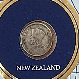 (1935年)ニュージーランド ジョージ5世 6pence銀貨