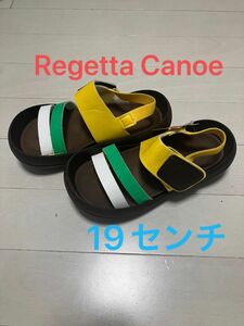 【新品】Regetta Canoe リゲッタカヌー　キッズサンダル　19センチ