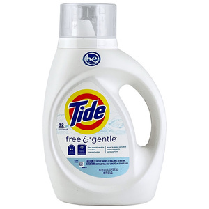 Tide タイド 洗濯洗剤 液体 フリー＆ジェントル 46oz 1.36L 約32回分