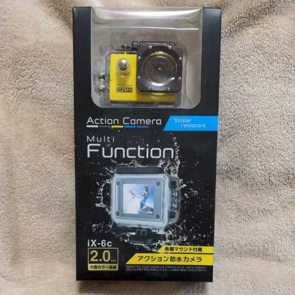 アクション防水カメラ Multi Function★iX-6c 2インチ★新品・未開封★送料無料★