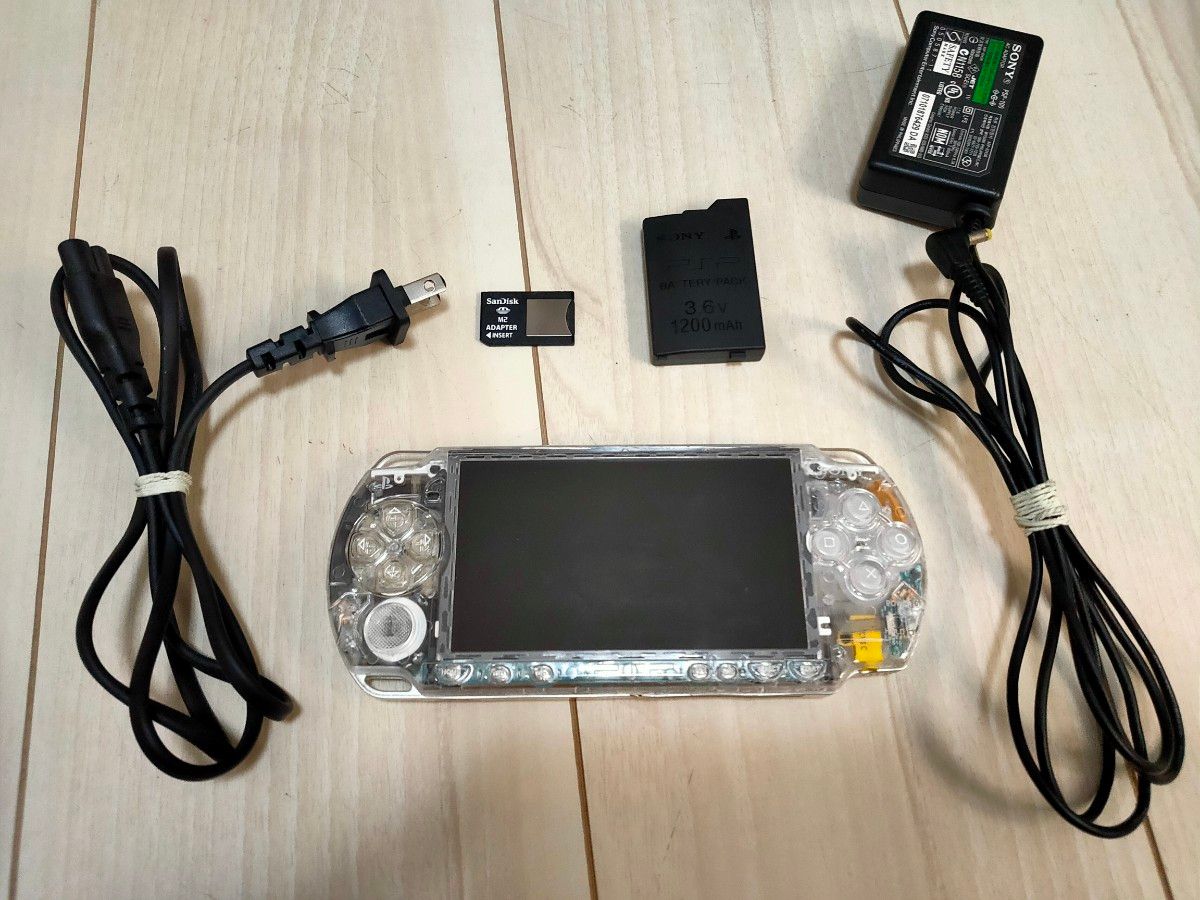 動作確認済み PSP 3000 スケルトン - 通販 - gofukuyasan.com