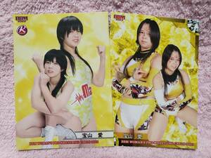 2022～23 BBM 女子プロレス 宝山愛 レギュラーセット