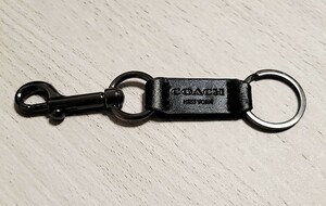 [COACH] Coach key holder key charm key ring leather beautiful goods 