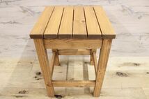 GMGN33B〇アロエ スツール 椅子 木製チェア サイドテーブル パイン材 北欧スタイル ナチュラル 関家具_画像4