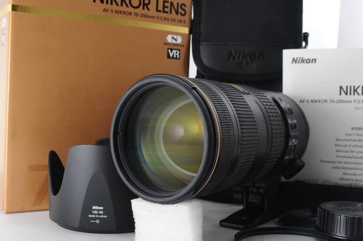 NIKON ED AF-S VR-NIKKOR 70-200mm F2.8 G ニコンVR不良- JChere雅虎