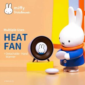 Miffy x Mipow-電動ヒーター,2-in-1コンボファン,220v,加熱,手用,静か,家庭,オフィス,寝室用