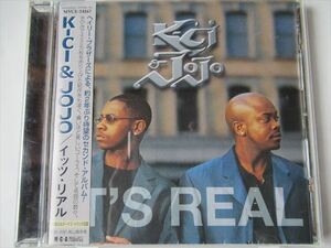 『CD K-Ci & JoJo(ケー・シー・ジョジョ) / It's Real 国内盤 帯付 ボーナストラック2曲有 全15曲収録 ◆CDケース新品』