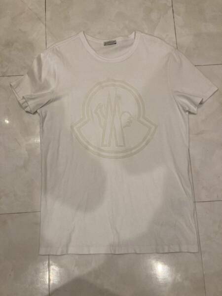 モンクレール センターロゴ Tシャツ　サイズM MONCLER 半袖Tシャツ